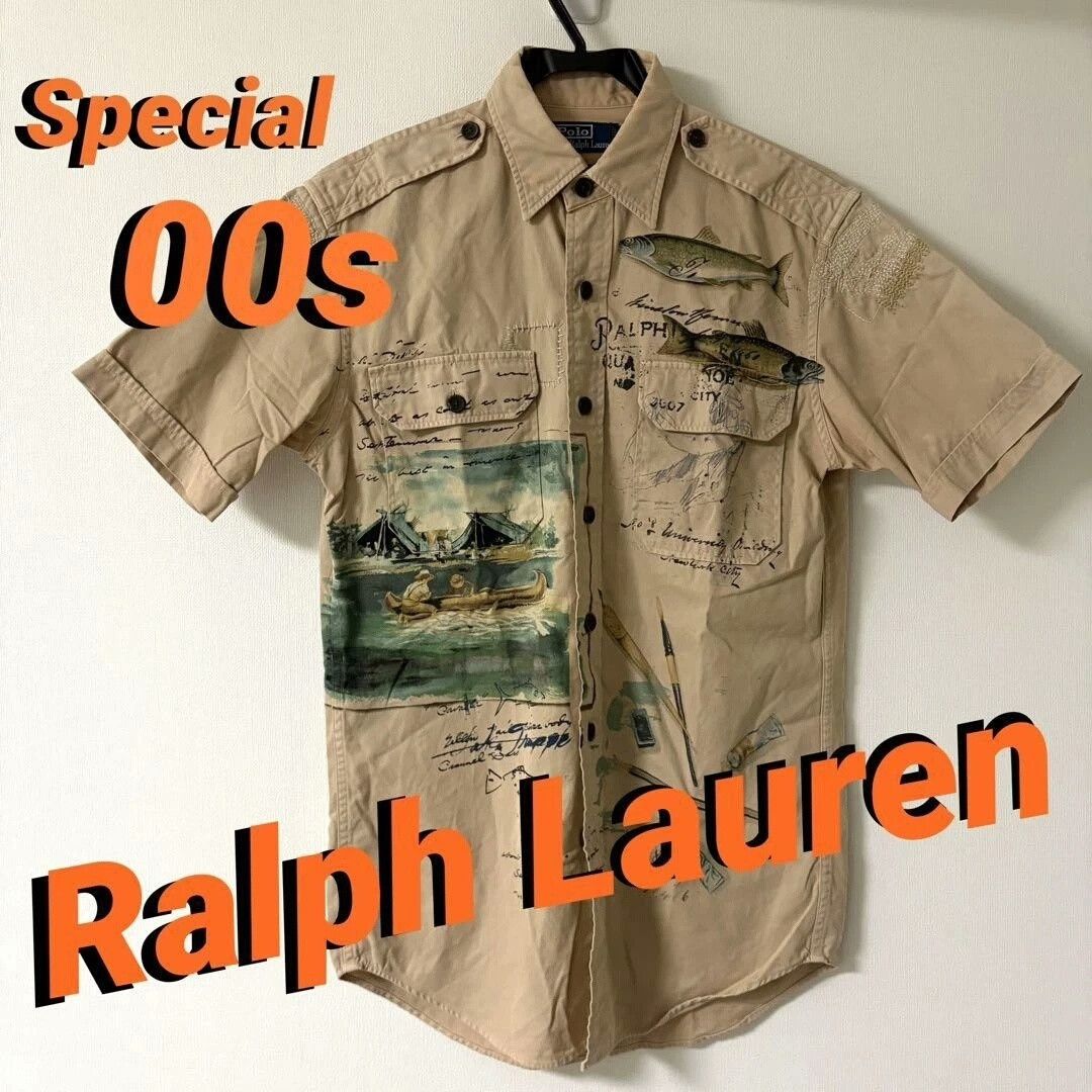 Ralph Lauren Rare Vintage Ralph Lauren Work Shirt Size US S / EU 44-46 / 1 - 1 Thumbnail