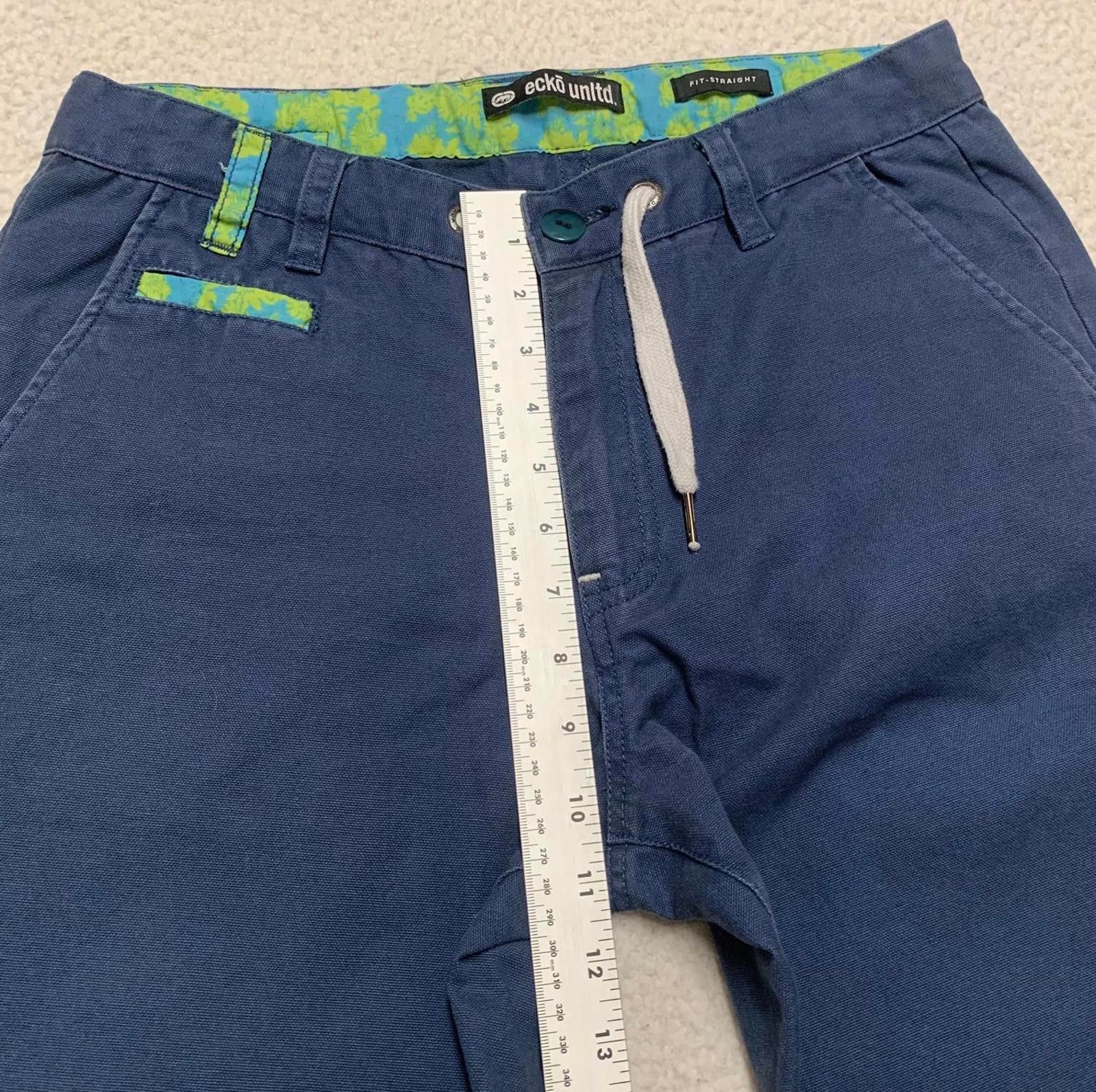 Ecko Unltd. Ecko Unltd. Men's Navy Blue Straight Fit Pants W32 Size US 32 / EU 48 - 6 Thumbnail