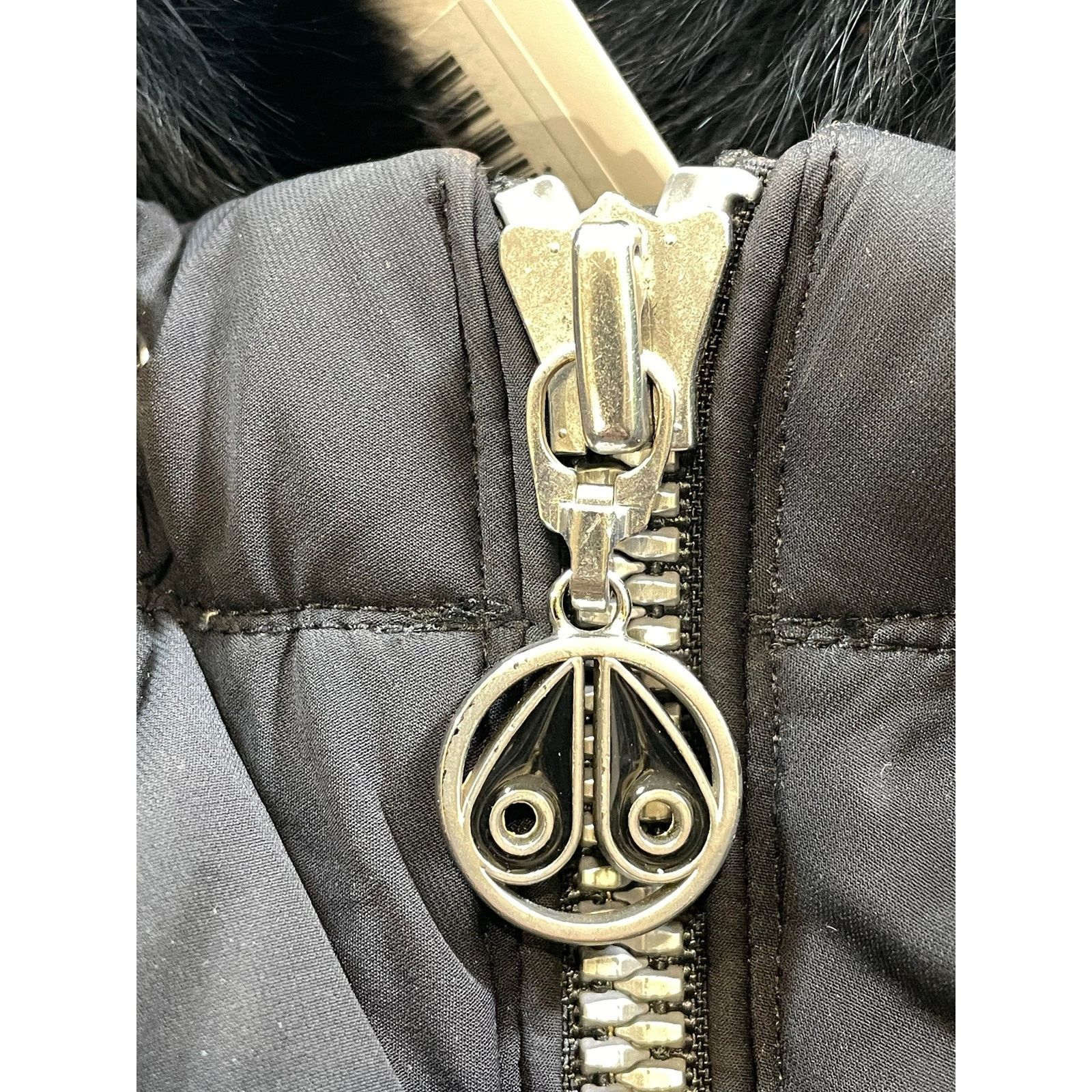 Moose Knuckles Moose Knuckles Black Fur Parka Jacket Size M / US 6-8 / IT 42-44 - 9 Thumbnail
