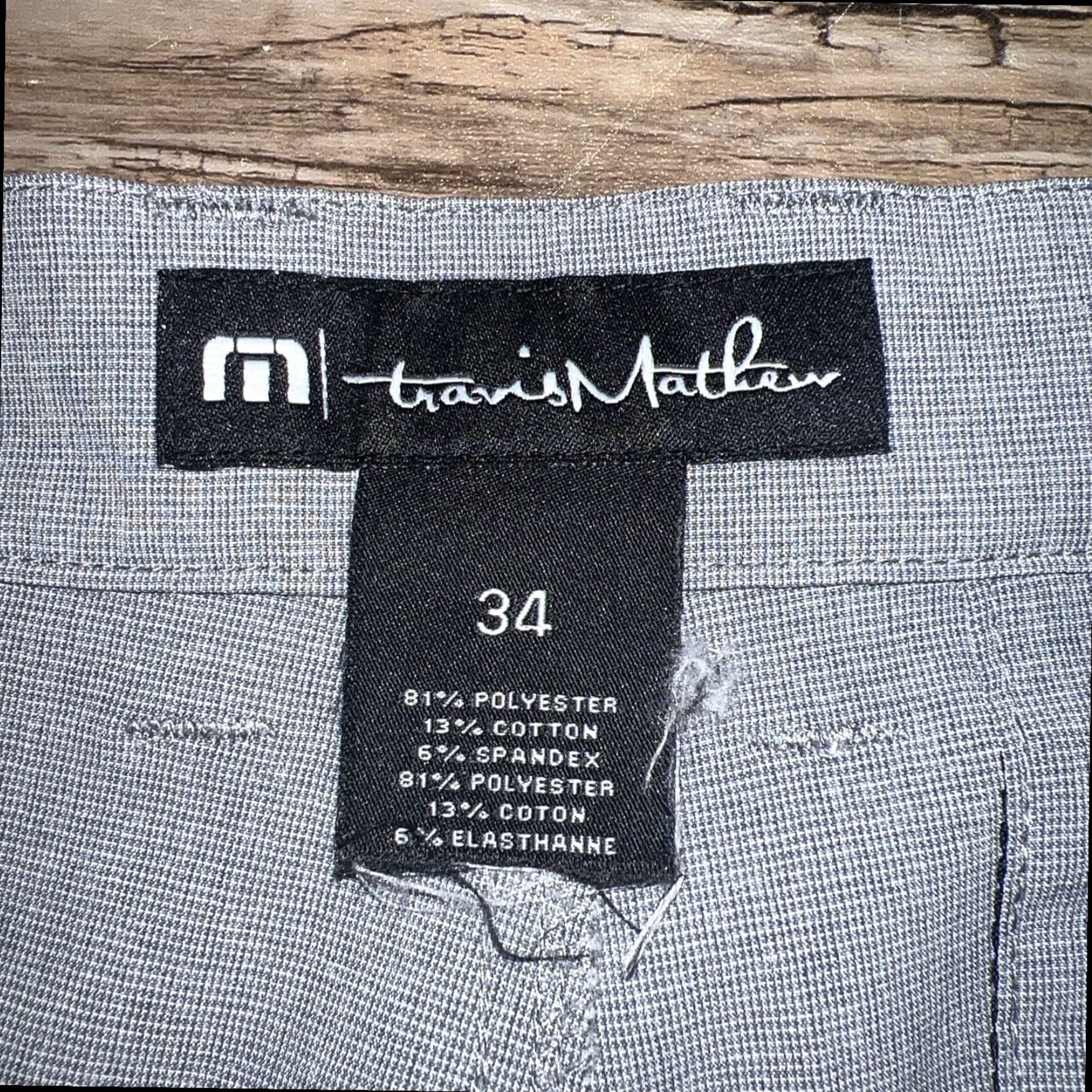 TravisMathew Travis Mathew Gray Chino Golf Shorts Mens Size 34 Size US 34 / EU 50 - 5 Thumbnail