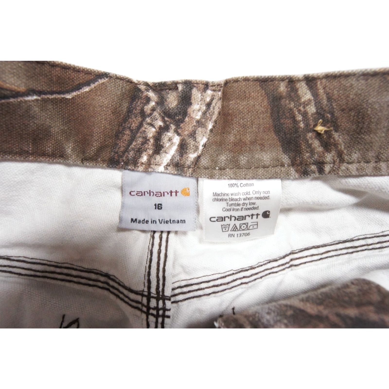 Carhartt Carhartt Camouflage Pants Womens 16 Canvas Casual Outdoors Straight Leg Multicolor Size 38" / US 16 / IT 52 - 7 Thumbnail