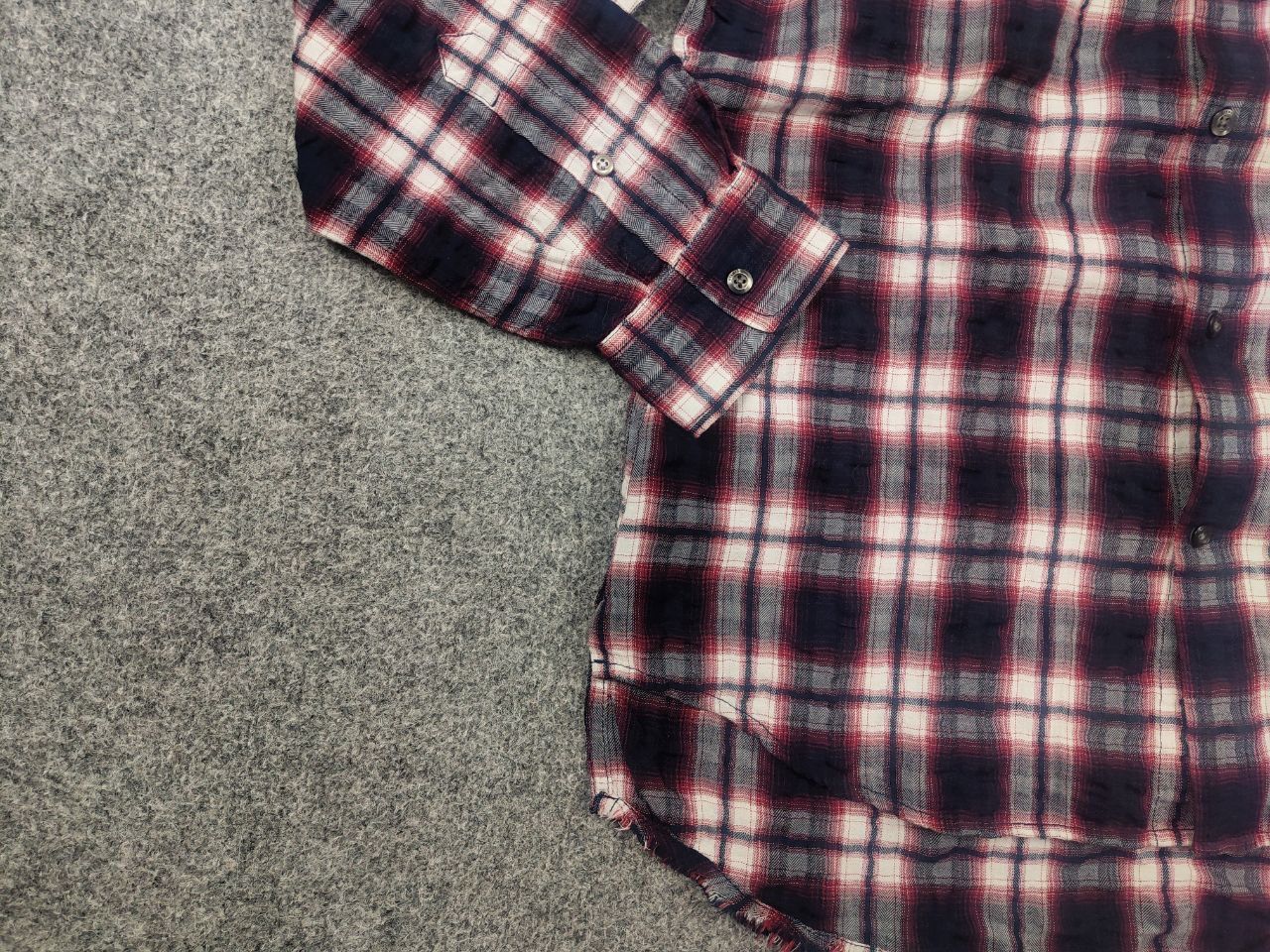 Diesel Diesel Vintage Y2K checkered flannel shirt loose long sleeve Size US L / EU 52-54 / 3 - 5 Thumbnail