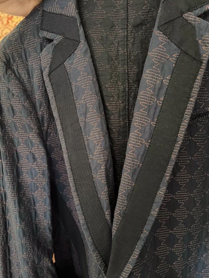 Dries van noten Purple plaid suit jacket 2412-Nextarrow