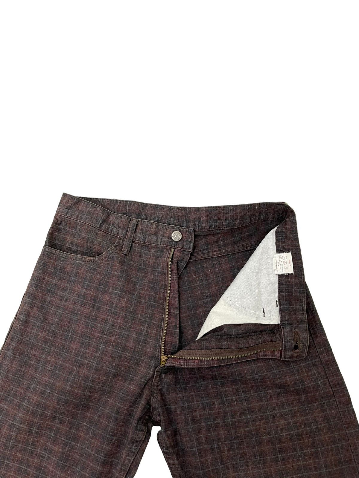 Beams Plus Moleskin Faded Check Jeans Beams Japan Regular 7🟦2 Size US 31 - 7 Thumbnail