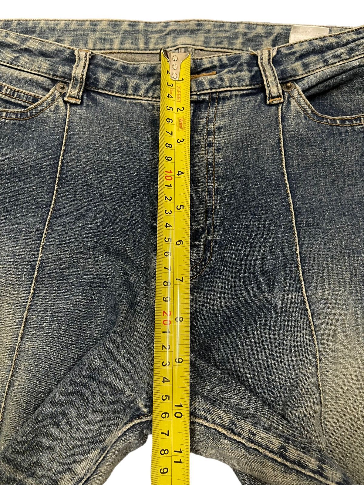 14th Addiction Vintage Japanese Brand Blue Wash Style Baggy Jeans Size US 30 / EU 46 - 13 Thumbnail