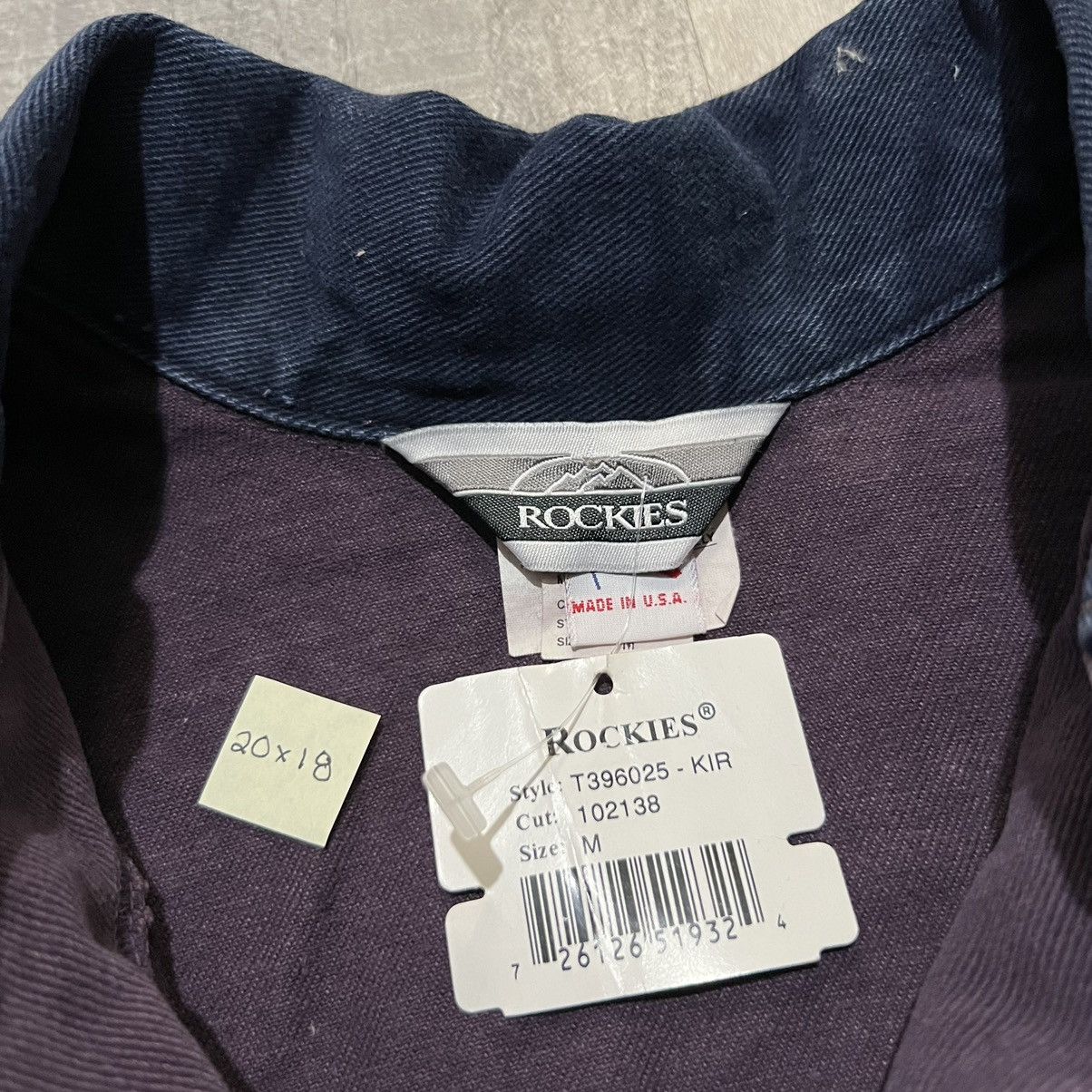 Vintage VTG Rockies Jeans Denim Purple Cropped Western USA Jacket Size M / US 6-8 / IT 42-44 - 6 Thumbnail