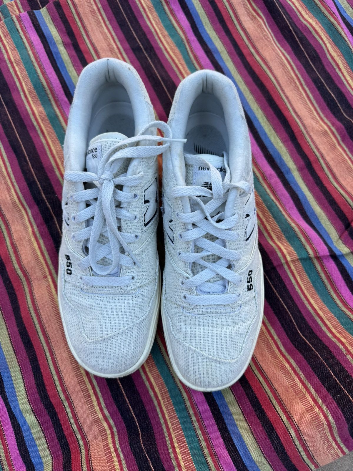 New Balance New Balance 550 Hemp Pack - Sea Salt SZ6.5 Size US 6.5 / EU 39-40 - 4 Thumbnail