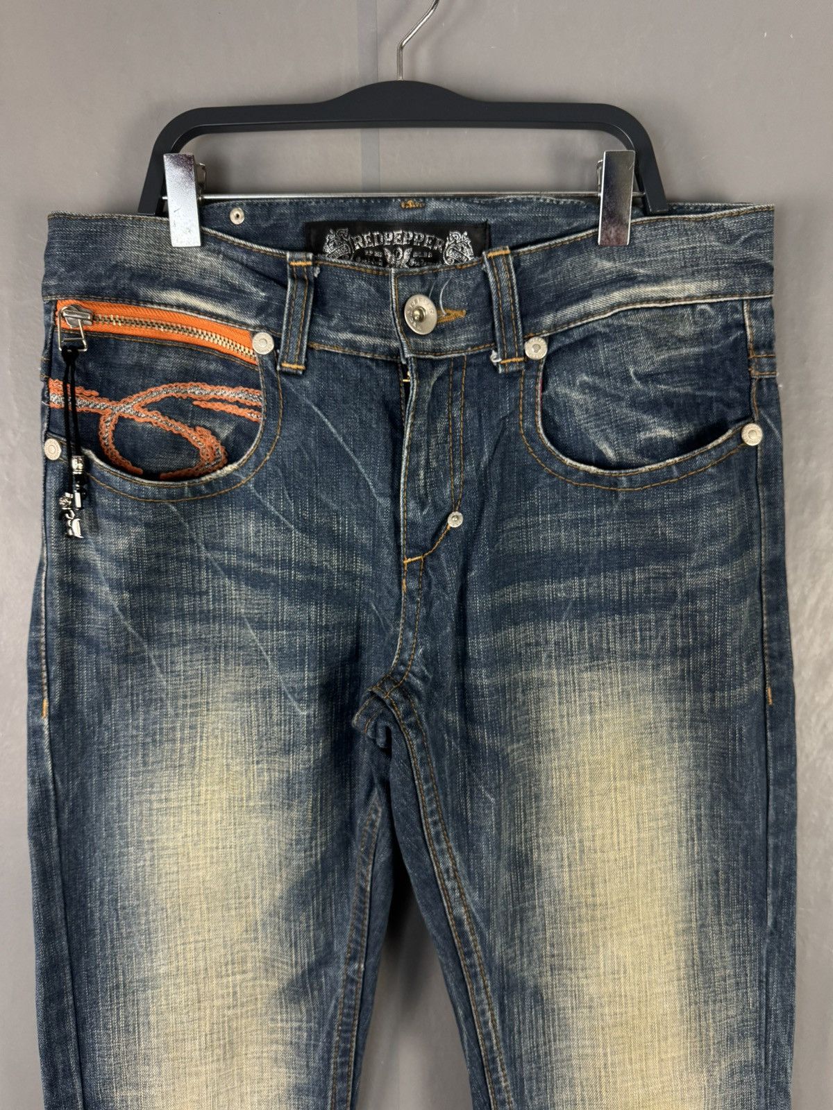 Vintage VINTAGE REDPAPPER JAPANESE STYLE DISTRESSED DENIM Size US 30 / EU 46 - 9 Thumbnail