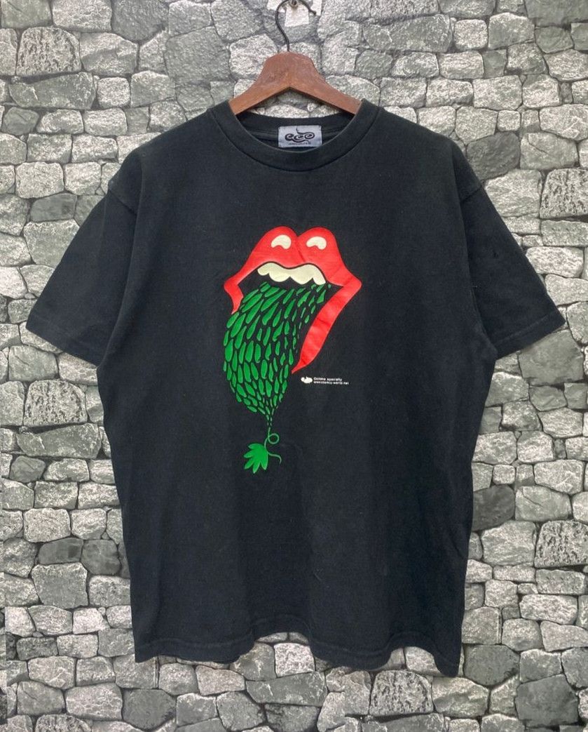 Band Tees Vintage Cosmic Okinawa Econic Rolling Stones Design Tshirt Size US L / EU 52-54 / 3 - 1 Thumbnail