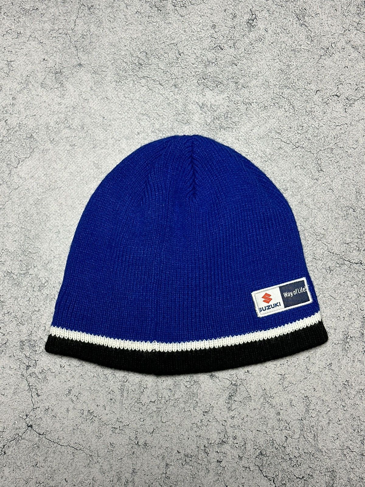 Vintage Vintage Suzuki Tyco Blue Racing Beanie Hat Size ONE SIZE - 6 Thumbnail