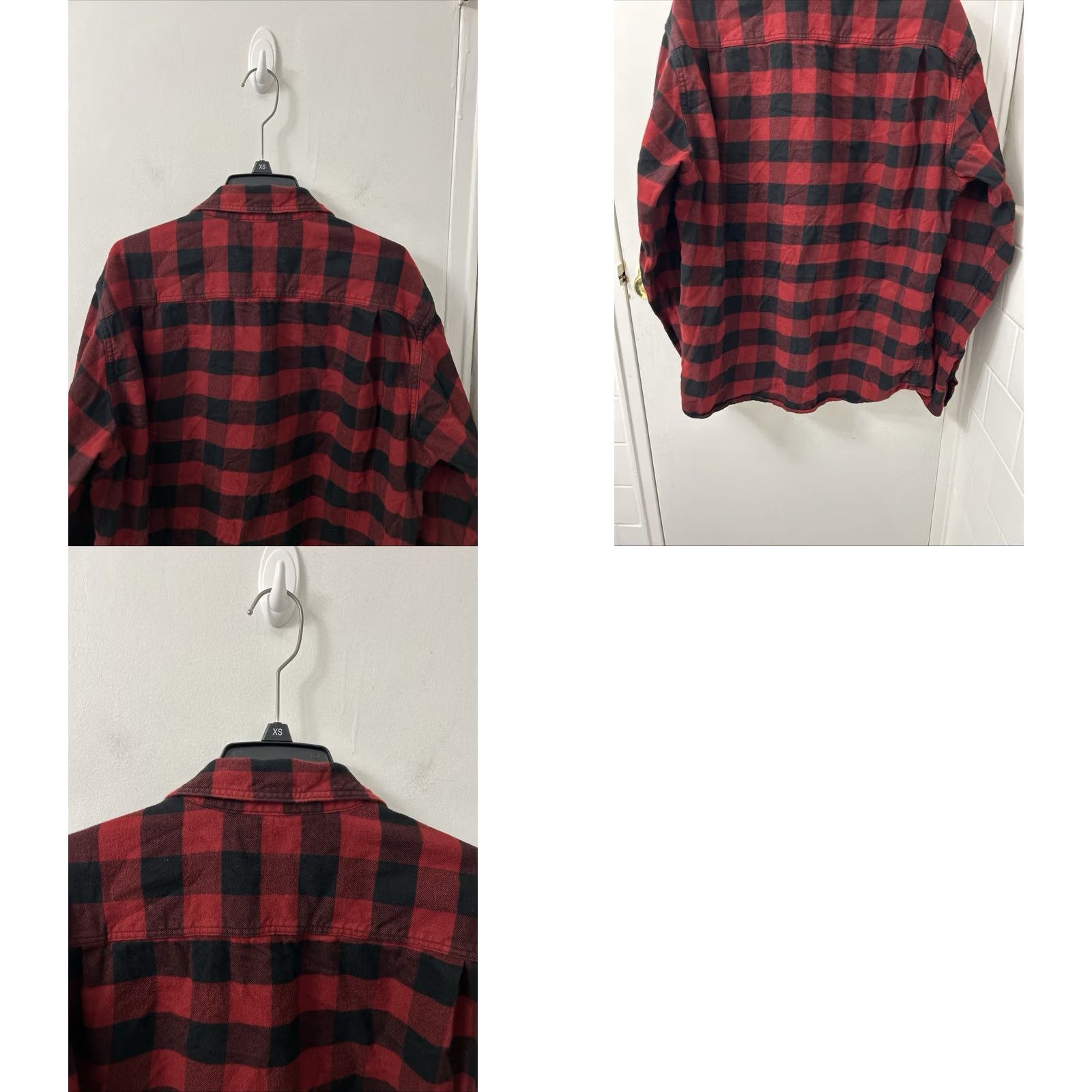 Uniqlo Uniqlo Button-Up Shirt Mens M Red Black Plaid Pocket L/S Casual Vintage No Size US M / EU 48-50 / 2 - 8 Thumbnail