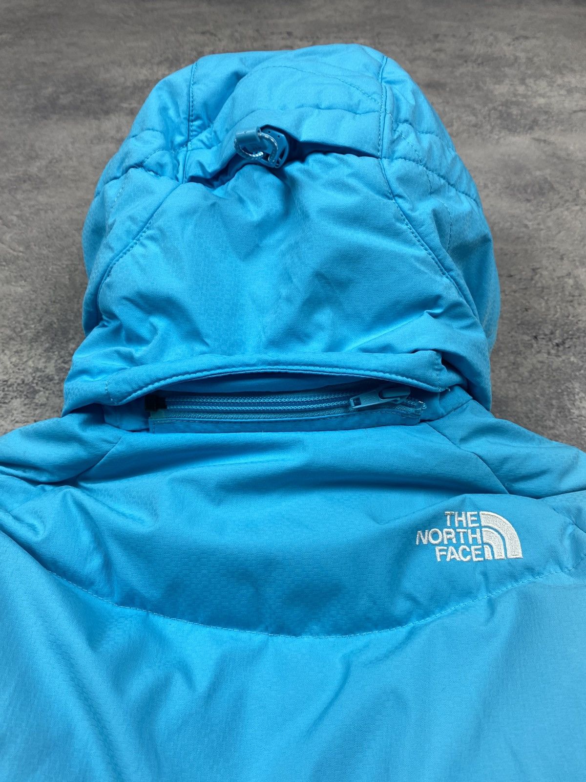 The North Face The North Face 550 Puffer Jacket Blue Fill Hooded Snow Ski Size M / US 6-8 / IT 42-44 - 19 Thumbnail