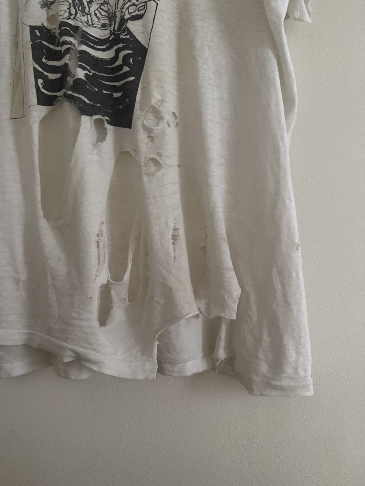 Vintage Vintage Ralph Steadman Rolling Stone 70 Thrashed Faded Shirt Size US L / EU 52-54 / 3 - 3 Thumbnail