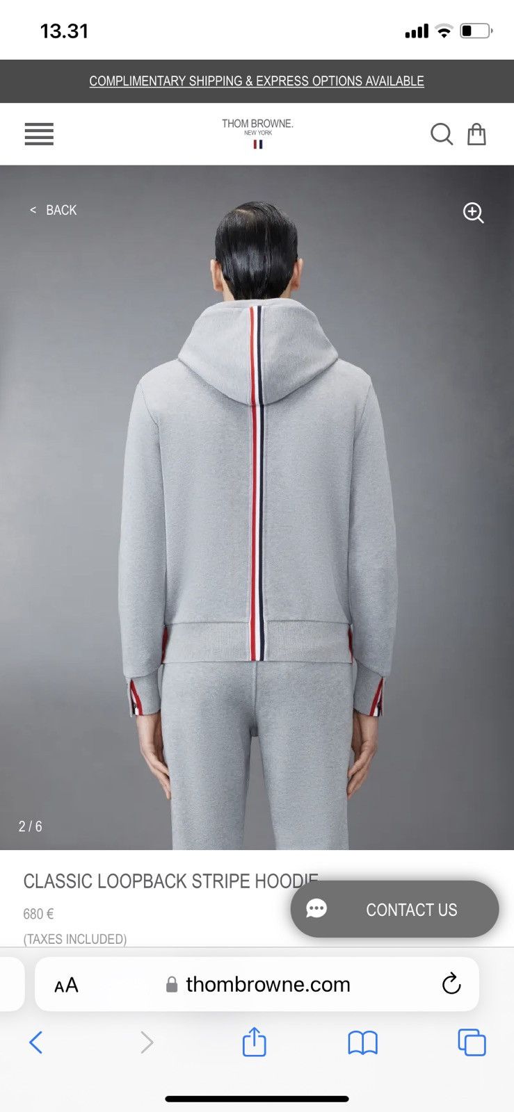 Thom Browne Thom browne classic loopback stripe hoodie Size US XL / EU 56 / 4 - 12 Thumbnail