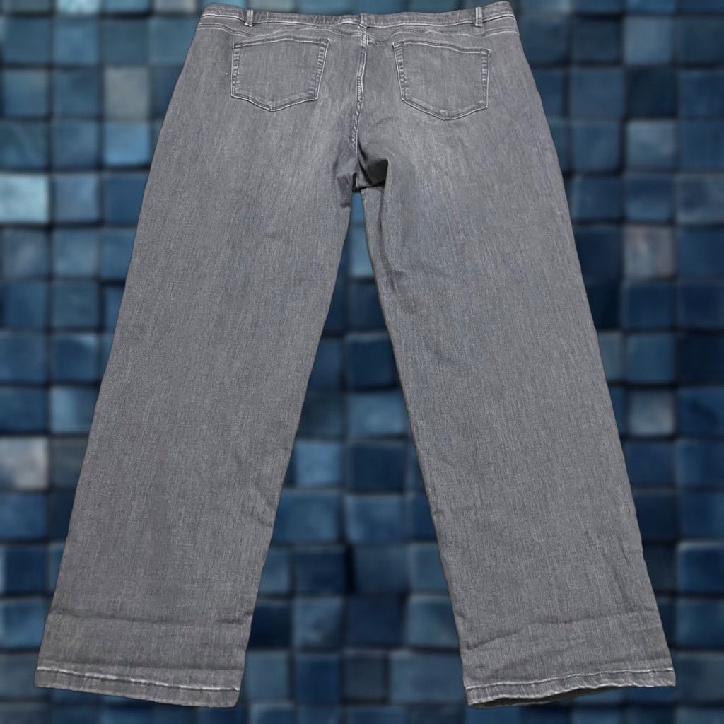 J. Jill J.Jill Jeans Gray Denim Medium Wash High Rise Straight Leg Womens Size 22 Size 22 Regular 5-Pocket Inseam 30 in Size 27" / US 4 / IT 40 - 1 Thumbnail