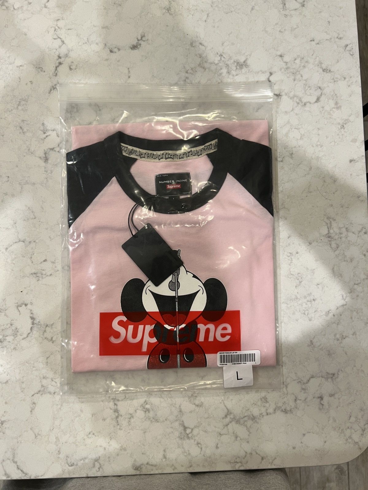 Supreme x Number (N)ine x Mickey Mouse L Supreme Supreme Number (N
