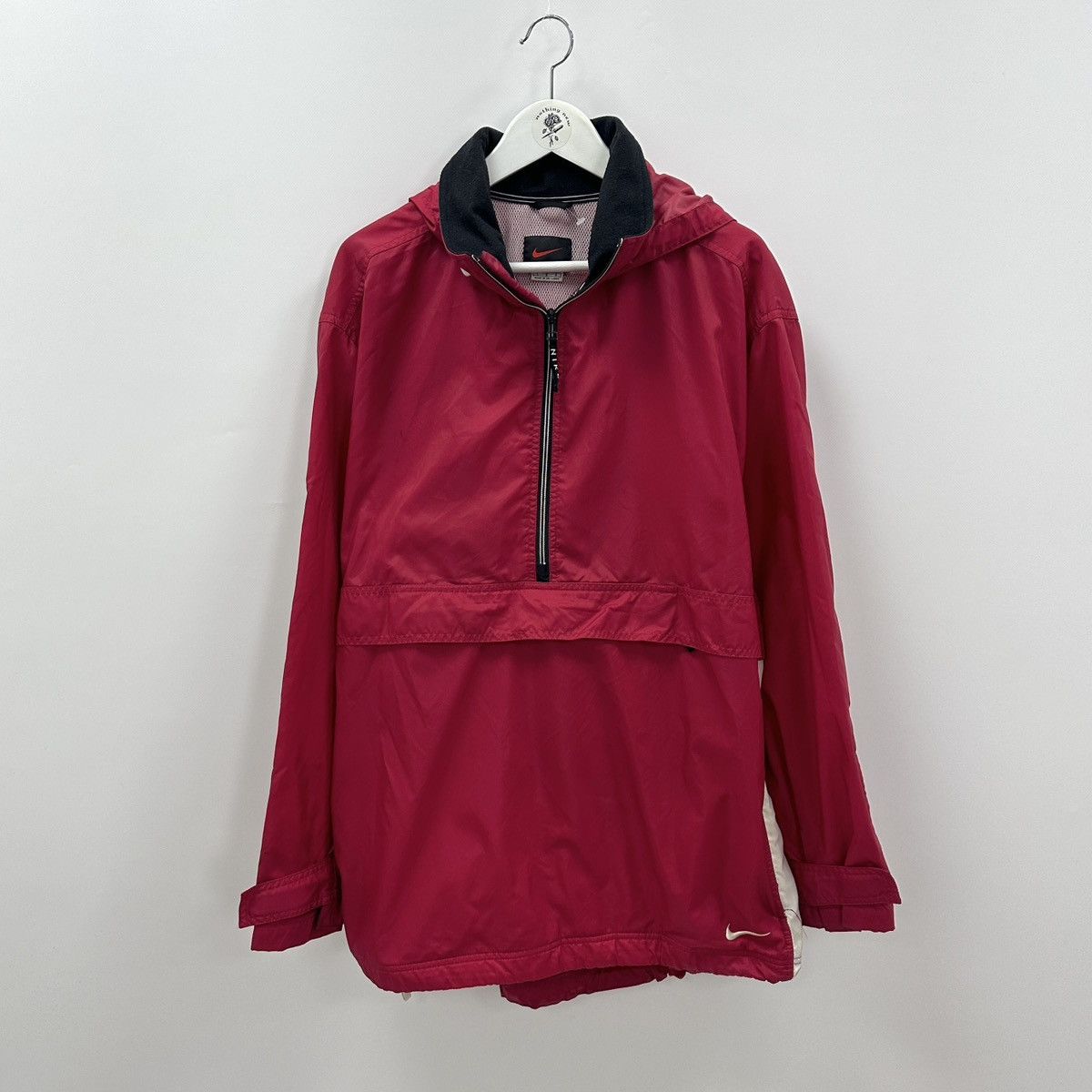 Vintage Vintage 90s Nike Windbreaker Anorak Embroidered logo y2k og Size US L / EU 52-54 / 3 - 1 Thumbnail