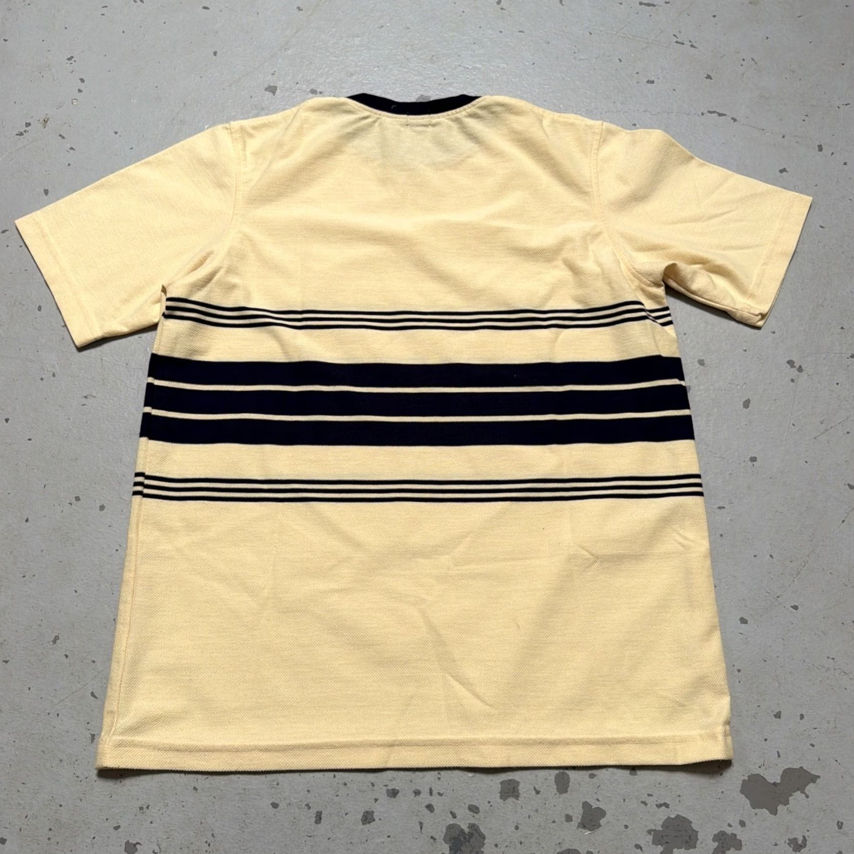 Vintage Vintage Stussy Stripe Border Heavy Thick Knit Shirt Skate Made In USA L Size US L / EU 52-54 / 3 - 6 Thumbnail