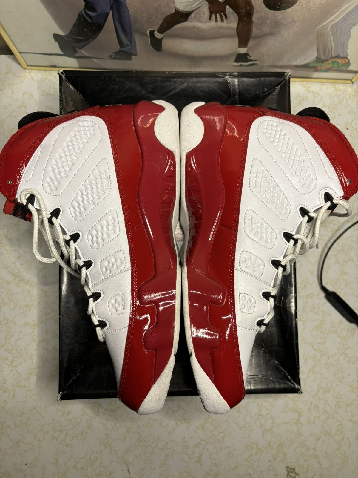 Jordan Brand Jordan Retro 9 ‘university red’ Size US 11.5 / EU 44-45 - 3 Thumbnail