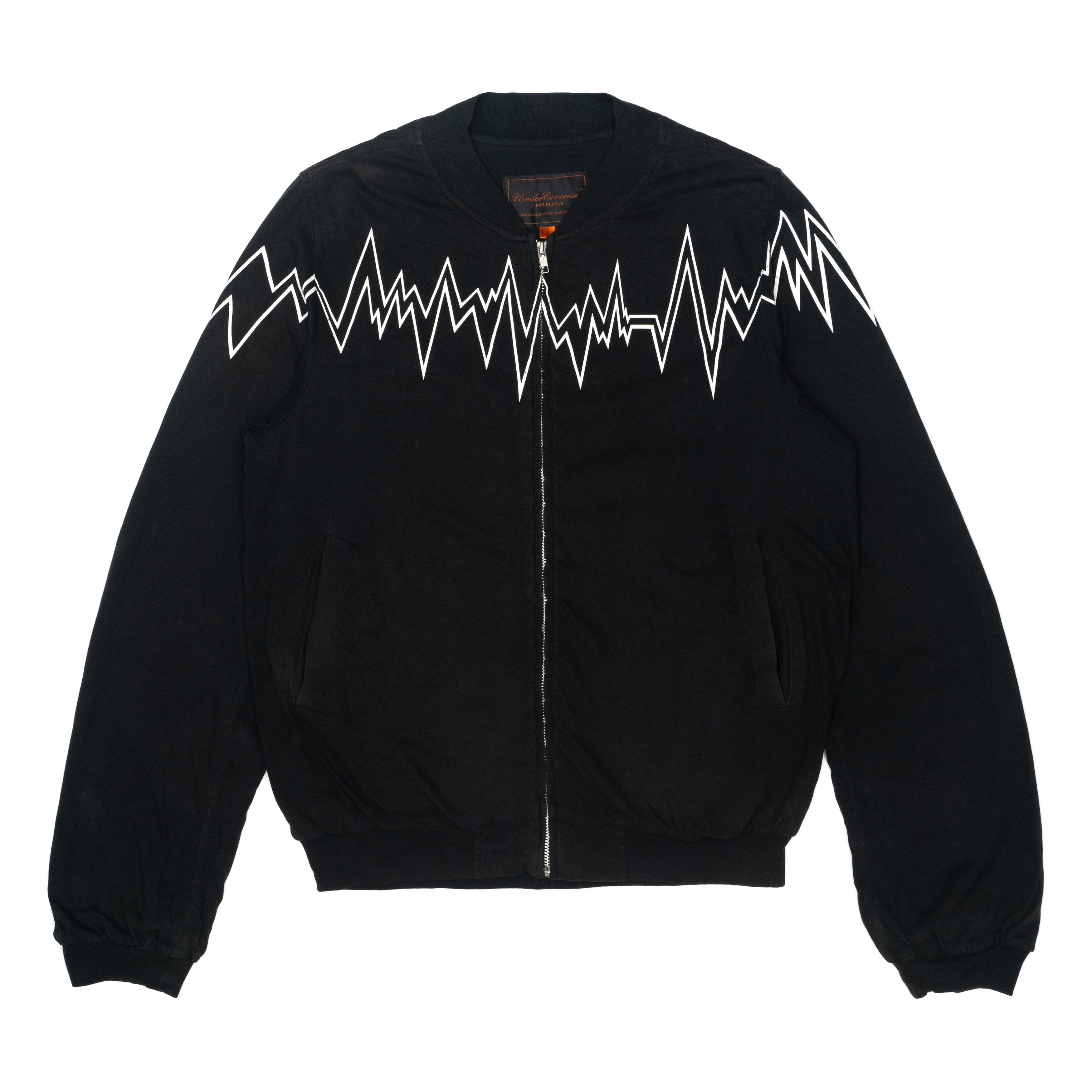 Jun Takahashi × Undercover Undercover Ma-1 Bomber Jacket Black for