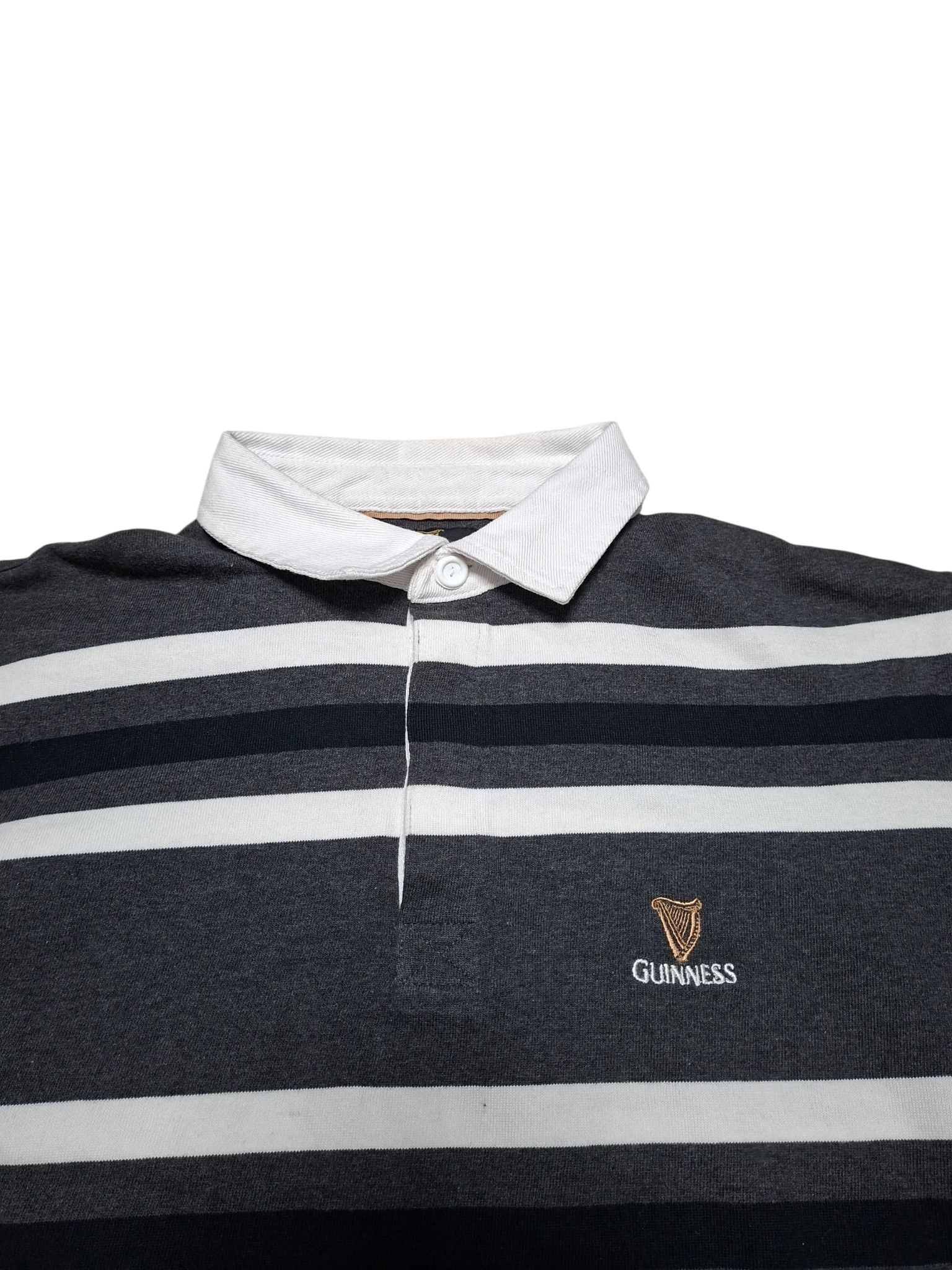 Other GUINNESS OFFICIAL MERCH VINTAGE STRIPED RUGBY SHIRT Size US L / EU 52-54 / 3 - 2 Thumbnail