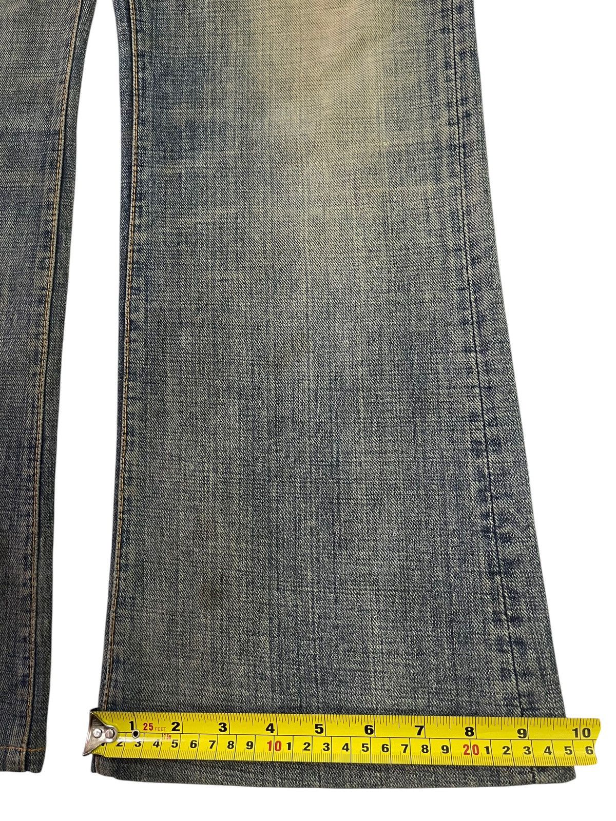 Hysteric Glamour Vintage Japanese Brand Mud Wash Distress Style Baggy Jeans Size US 36 / EU 52 - 16 Thumbnail