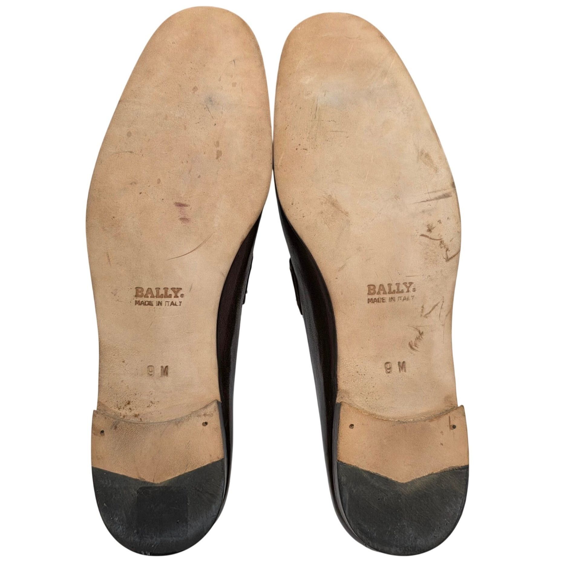 Bally NEW Vintage Bally Ziggi Brown Leather Tassel Loafers Mens 9M Size US 9 / EU 42 - 3 Thumbnail