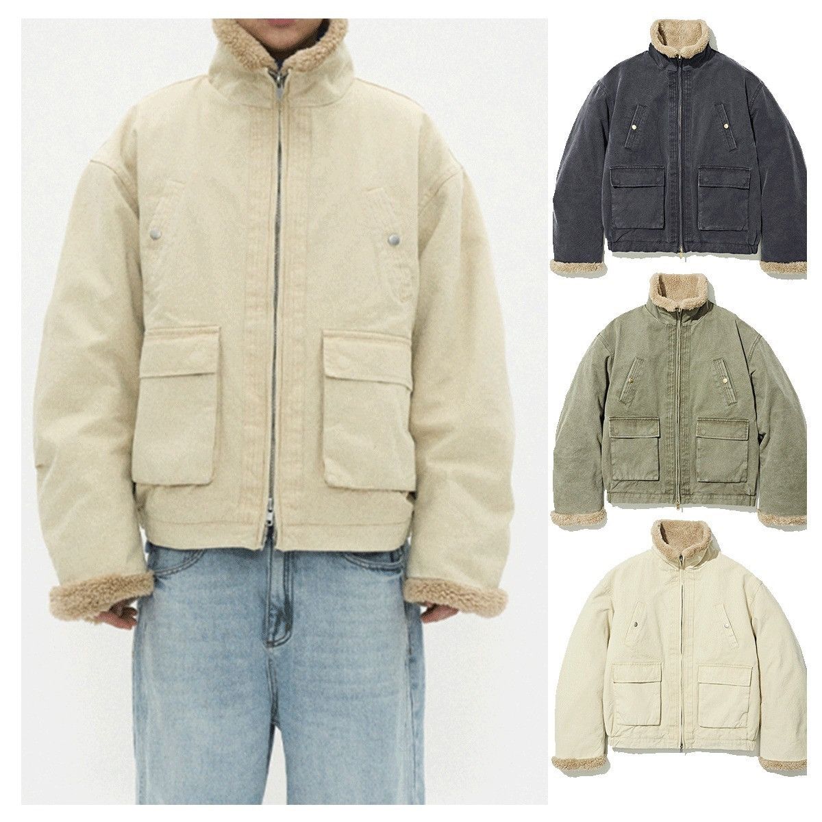Engineered Garments PARTIMENTO 3M Thinsulate BOA Fleece Mouton Jacket Size US M / EU 48-50 / 2 - 10 Thumbnail