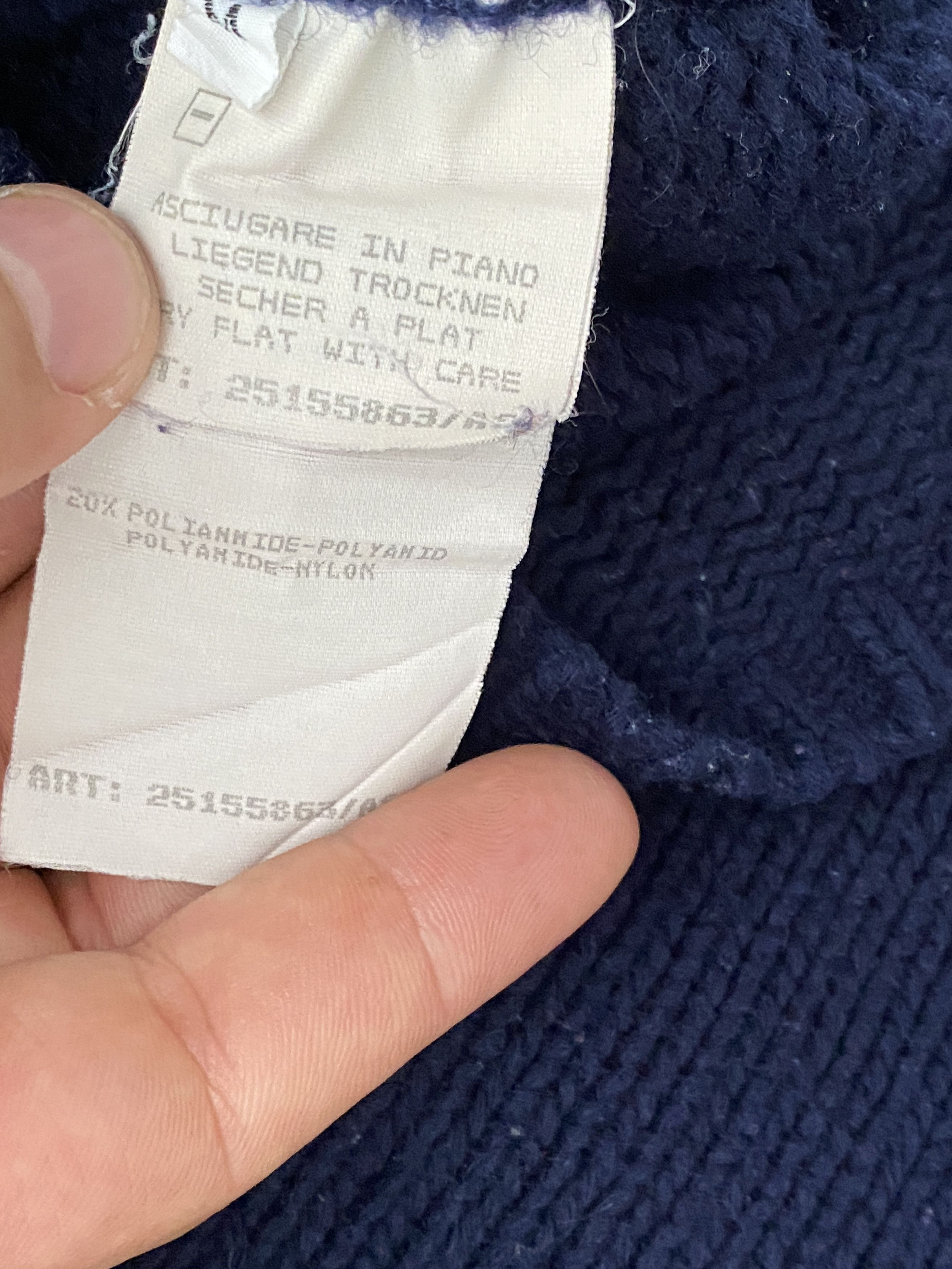 Stone Island Archive 1994 Stone Island Light Pullover Marina Size M Size US M / EU 48-50 / 2 - 21 Thumbnail