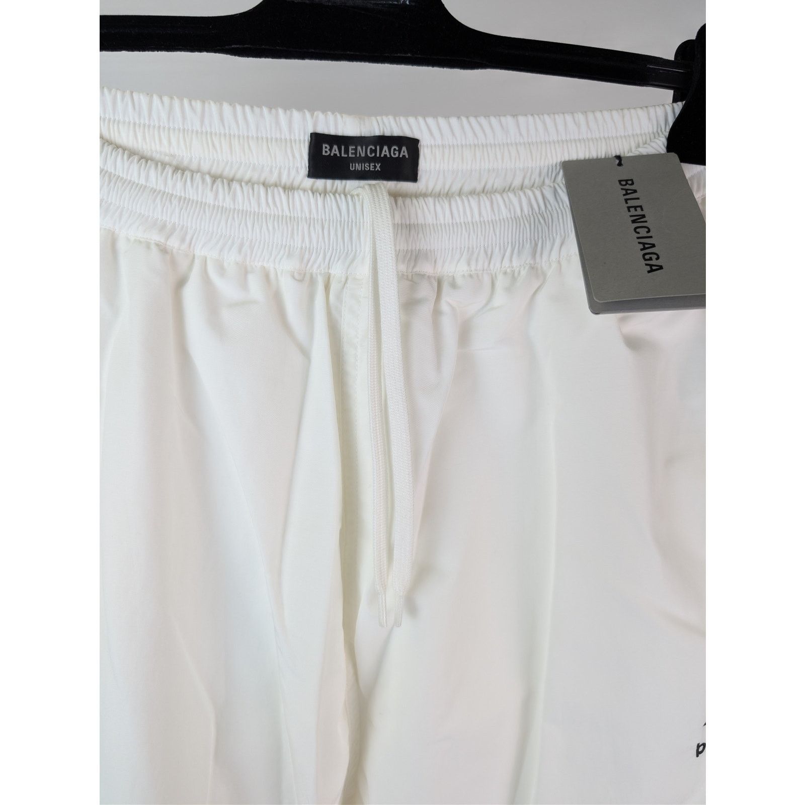 Balenciaga o1rshd1 3B Sports Icon Tracksuit Pants in White Size US 28 / EU 44 - 8 Thumbnail