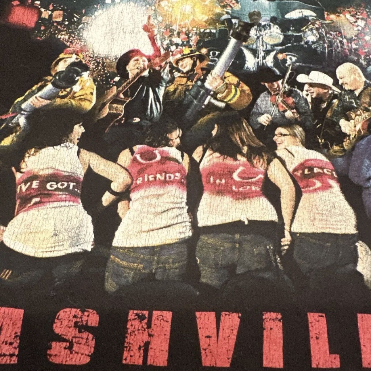 Hanes × Vintage Garth Brooks T Shirt Nashville 2010 10 XL Rescue Party Shirt Size US XL / EU 56 / 4 - 3 Thumbnail