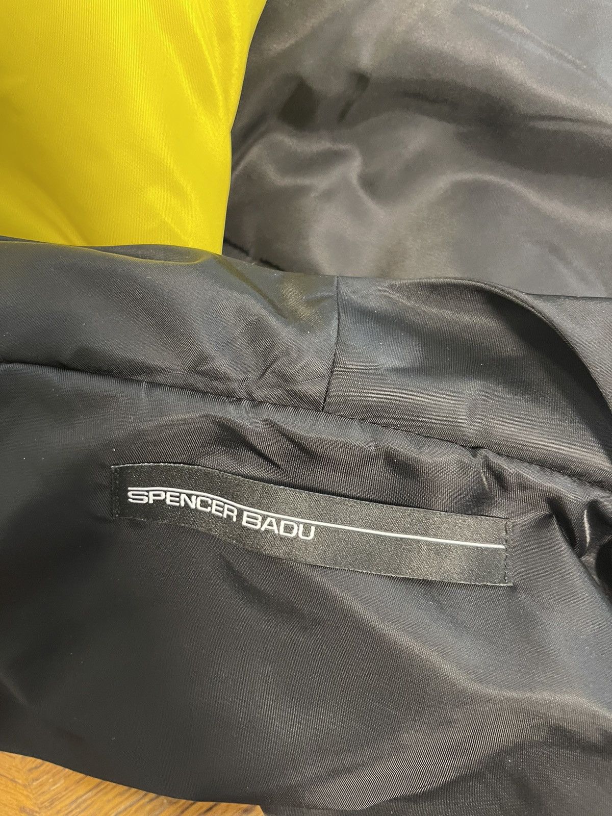 SPENCER BADU Black and yellow padded jacket Size US M / EU 48-50 / 2 - 3 Thumbnail