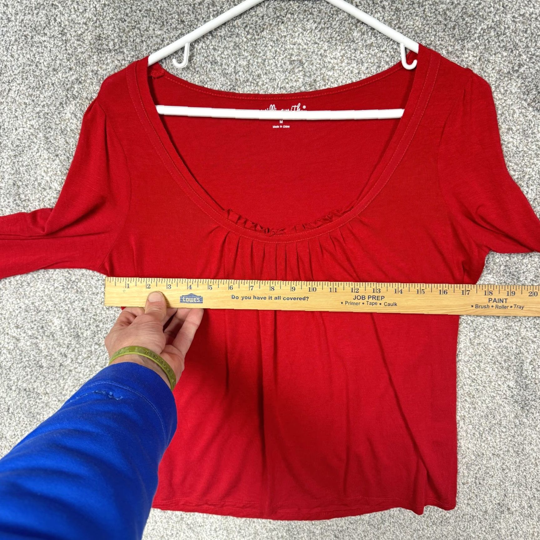 Willi Smith Willi Smith Blouse Women M Red Office Siren Y2K Romantic Feminine Indie Valentines Day Womens Size M / US 6-8 / IT 42-44 - 4 Thumbnail