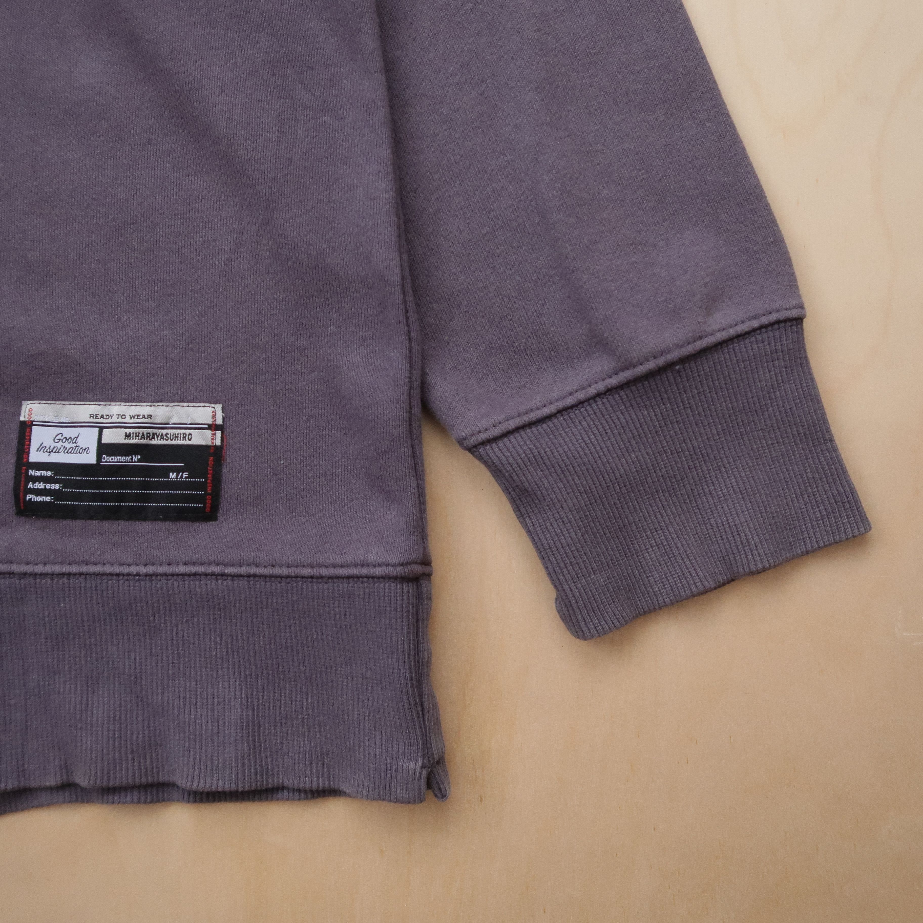 GU × Maison MIHARA YASUHIRO GU x Maison Mihara Yasuhiro Patchwork Cut & Sew Sweatshirt Size US M / EU 48-50 / 2 - 11 Thumbnail