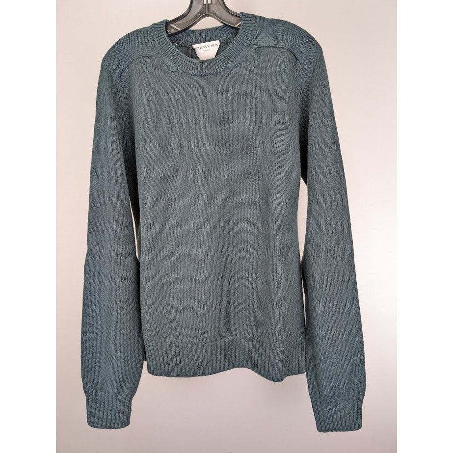 Bottega Veneta o1rshd1 Medium Weight Wool Cosy Knit Sweater in Camping Size US L / EU 52-54 / 3 - 3 Thumbnail