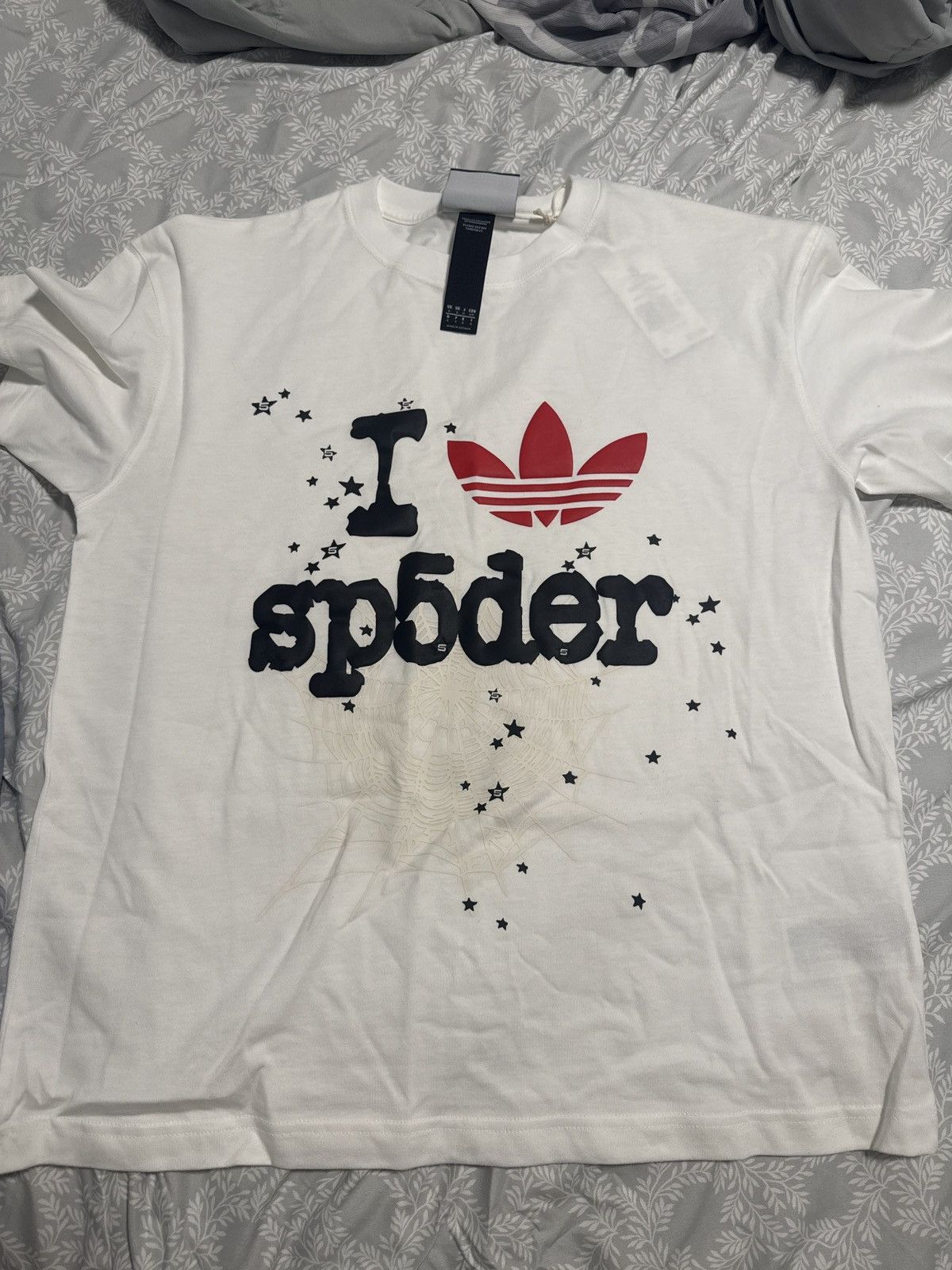 Sp5der Sp5der x Adidas Tee Size US S / EU 44-46 / 1 - 1 Thumbnail