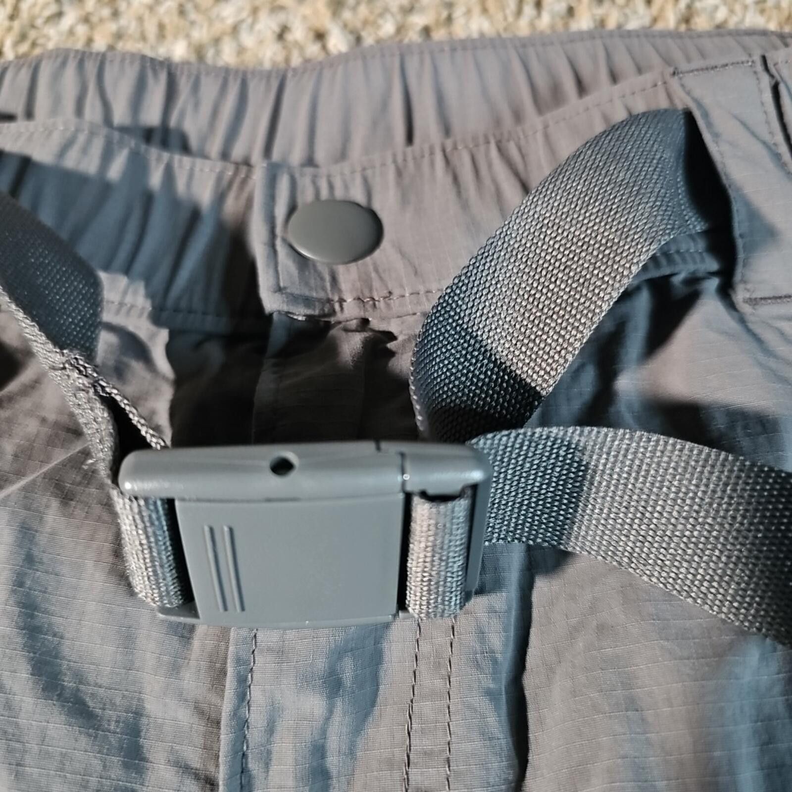 Sonoma Sonoma Sz 38 Belted Gray Cargo Shorts Size US 38 / EU 54 - 3 Thumbnail