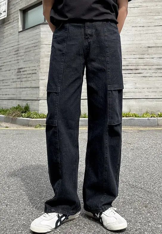 Japanese Brand Haseki x Fuka Vintage Washed Loose Workwear Straight Jeans Size US 32 / EU 48 - 3 Thumbnail