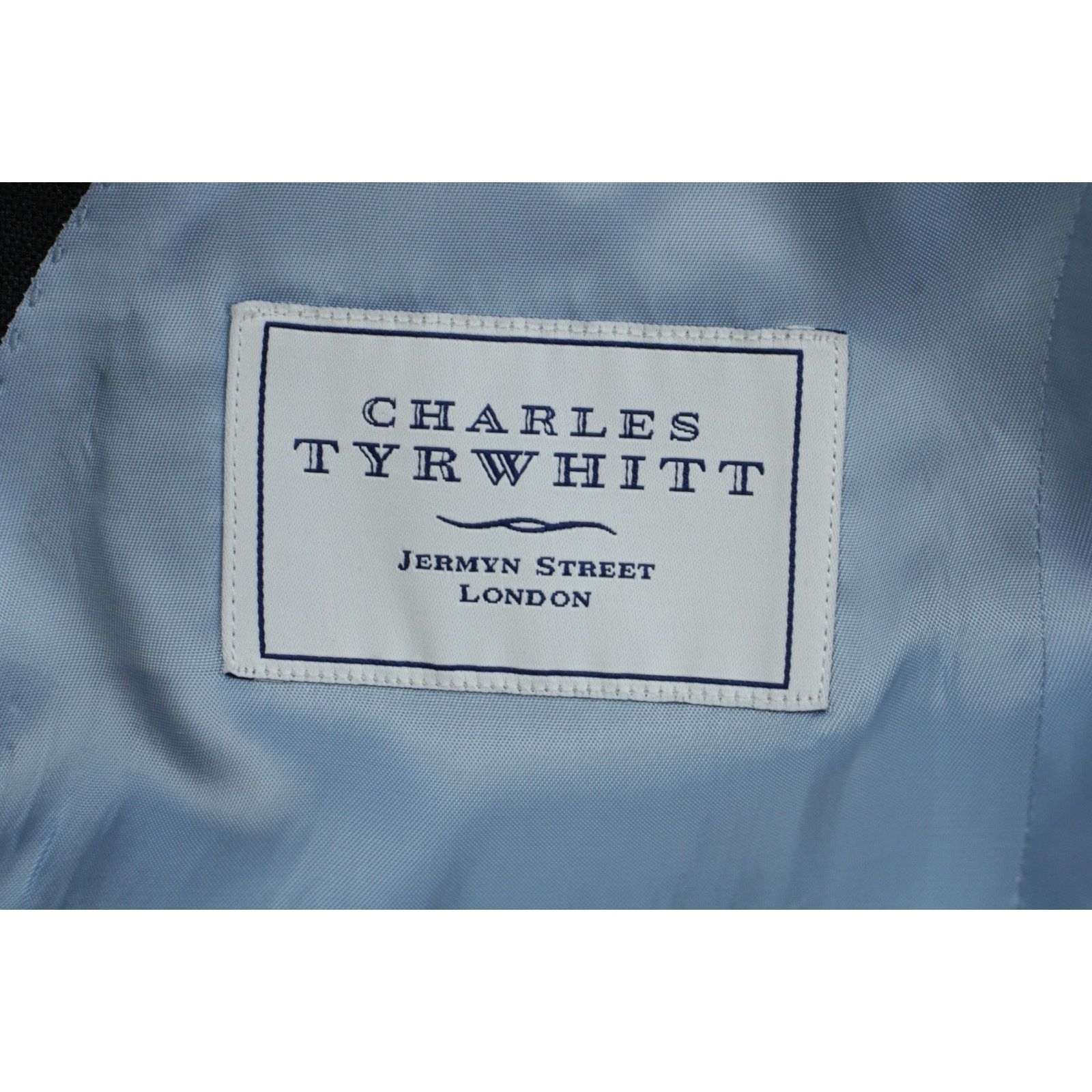 Charles Tyrwhitt Charles Tyrwhitt Blazer Mens 44R Gray 100% Wool Classic Fit Size 44R - 5 Thumbnail