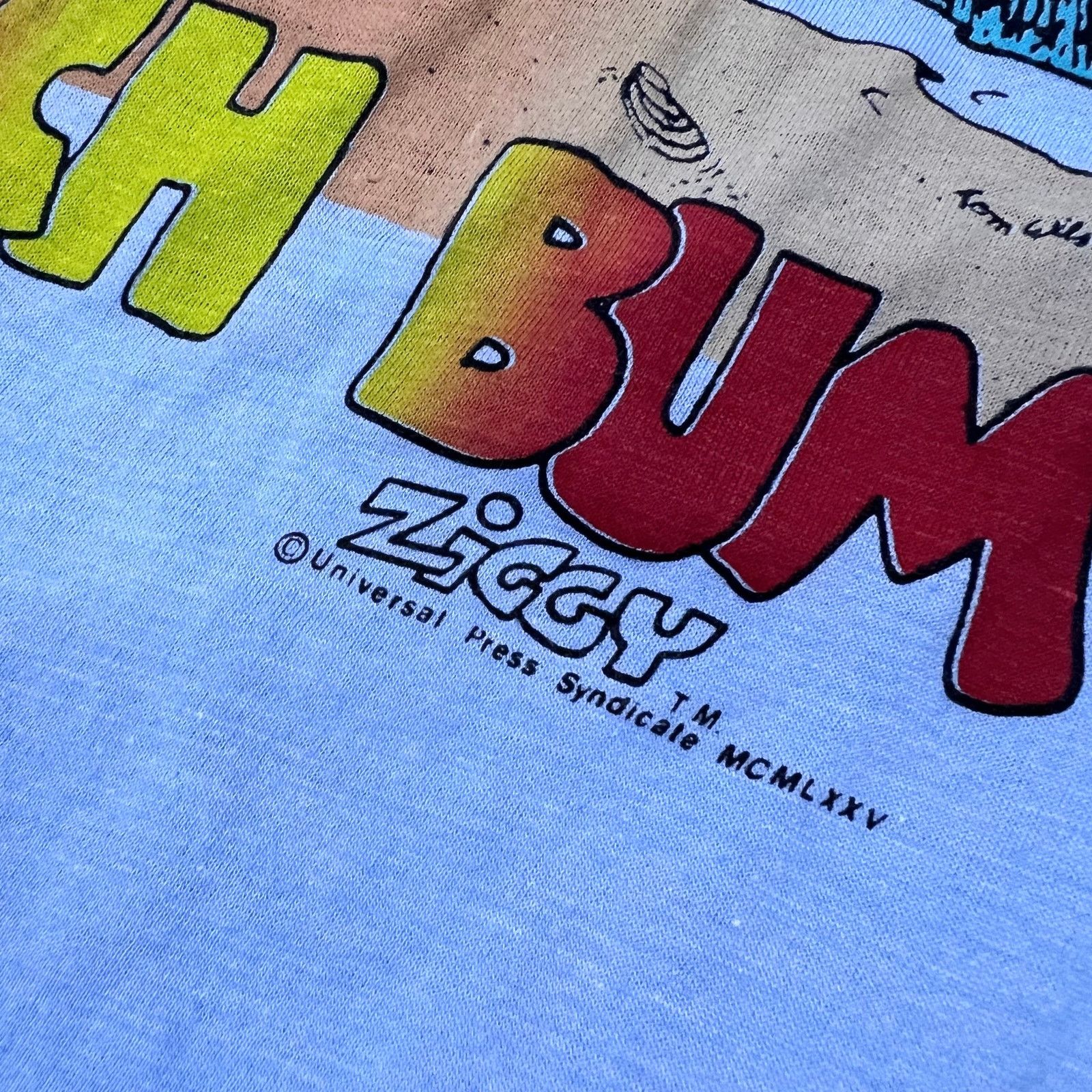 Vintage Vintage 1975 Ziggy California Beach Bum T Shirt Spring Break Size US S / EU 44-46 / 1 - 3 Thumbnail