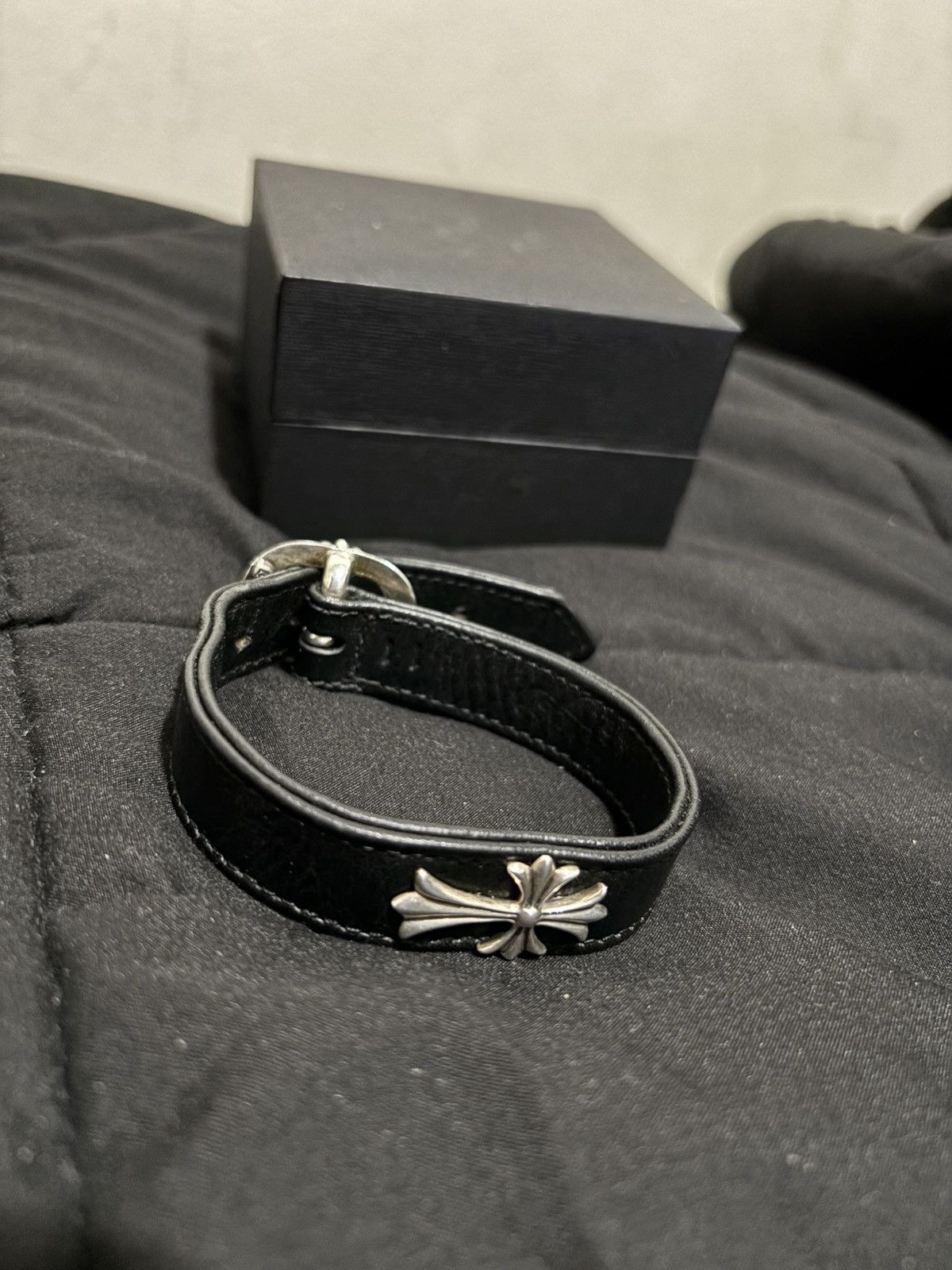 Chrome Hearts Leather Cross Bracelet Size ONE SIZE - 10 Thumbnail