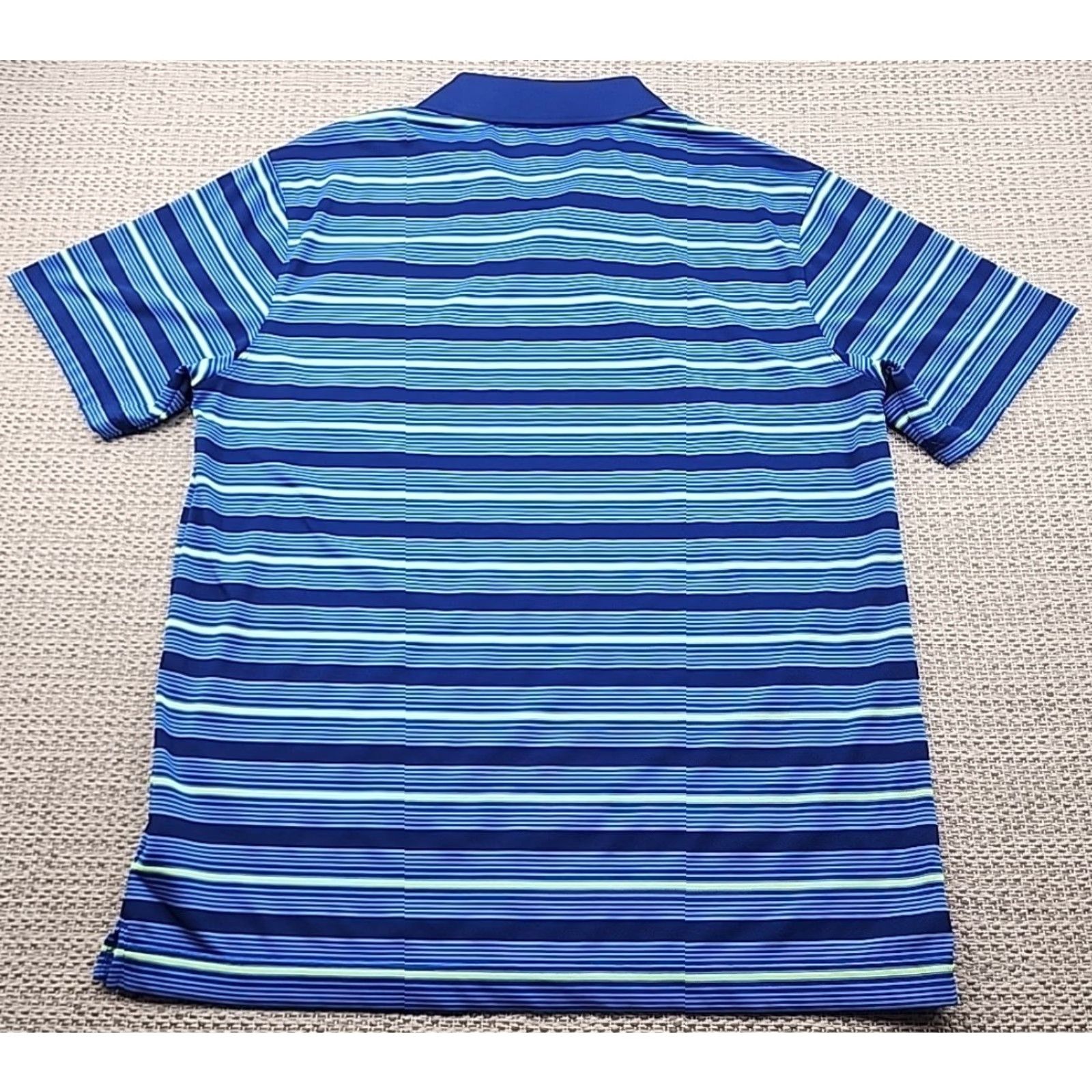 Nike Nike Tour Performance Polo Shirt Nike Tour Performance Golf Polo Short Sleeve Shirt Dri Fit Mens L Striped Multicolor Athletic Short Sleeve Polo Mens Size US L / EU 52-54 / 3 - 6 Thumbnail
