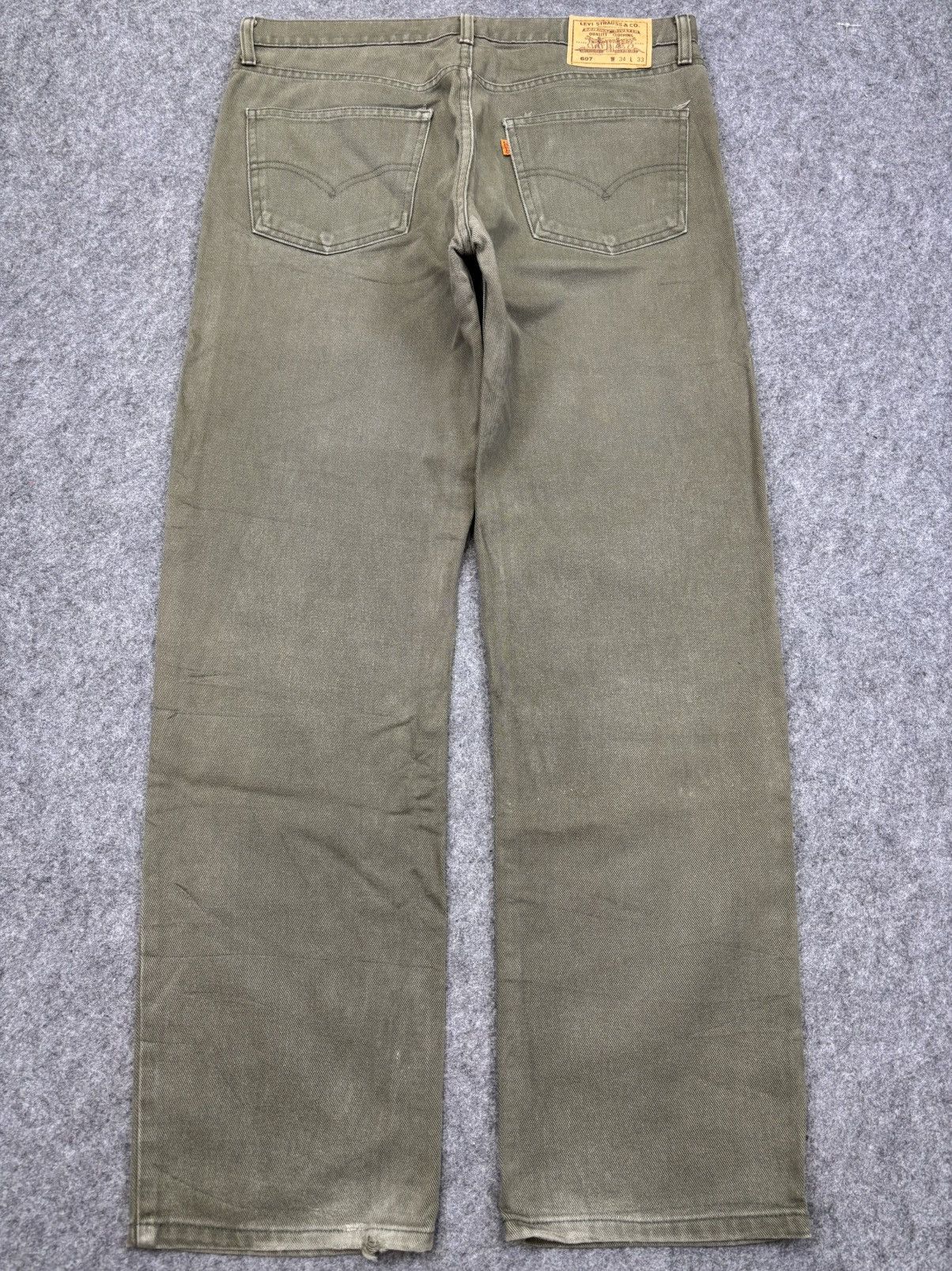 Levi's Vintage y2k Levis 607 Japan Made Orange Tab Denim F735 Size US 34 / EU 50 - 16 Thumbnail