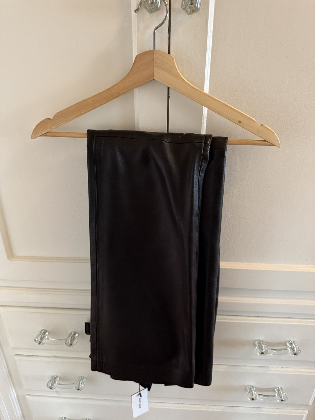 Ernest W. Baker Ernest Baker flared leather trouser Size US 32 / EU 48 - 8 Thumbnail