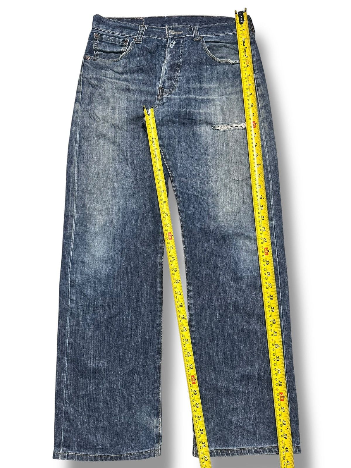 Levi's Levi’s 501 Vintage Regular Straight Leg Jean With Faded Wash Size US 32 / EU 48 - 17 Thumbnail