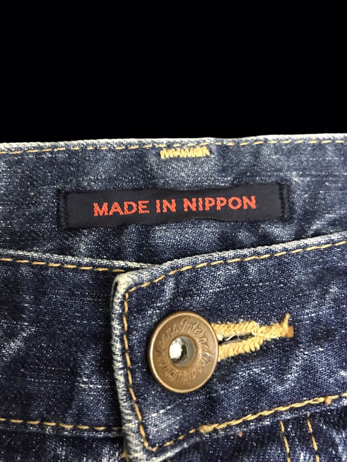 Japanese Brand 💥ARCHIVAL💥VINTAGE ET JAPAN CRAZY FADES RELAXED DENIM F392 Size US 32 / EU 48 - 10 Thumbnail
