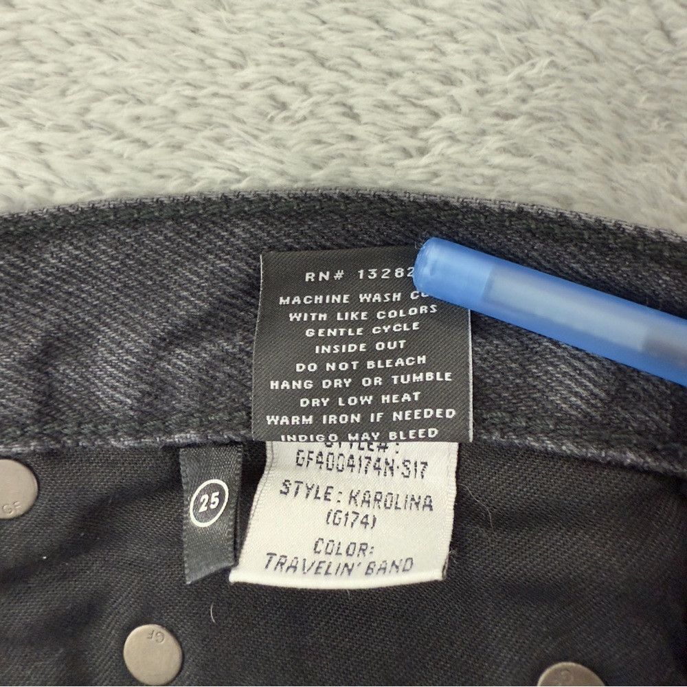 GRLFRND Grlfrnd NWT Women's Size 25 Actual 28x28 Black Skinny Karo Size 25" / US 0 / IT 36 - 9 Thumbnail