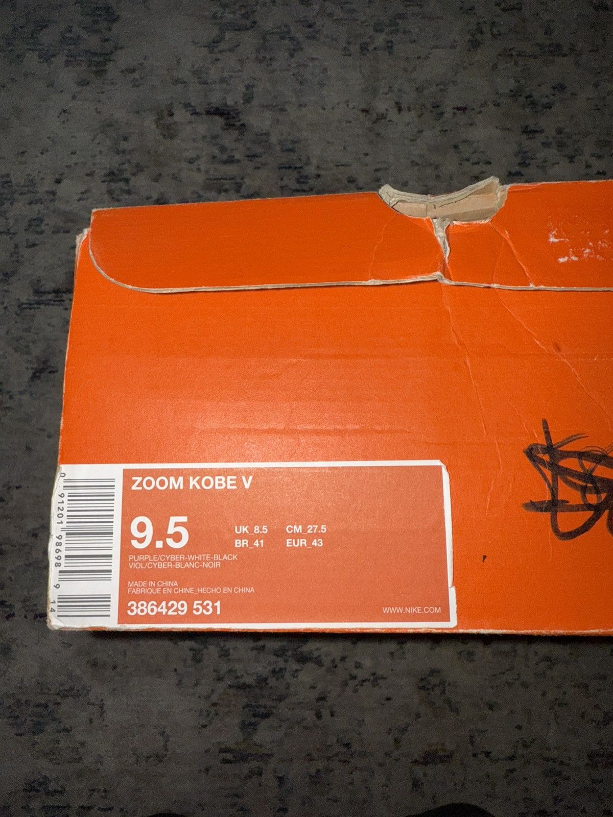 Nike Nike Kobe 5 Joker Chaos Sz 9.5 Size US 9.5 / EU 42-43 - 8 Thumbnail