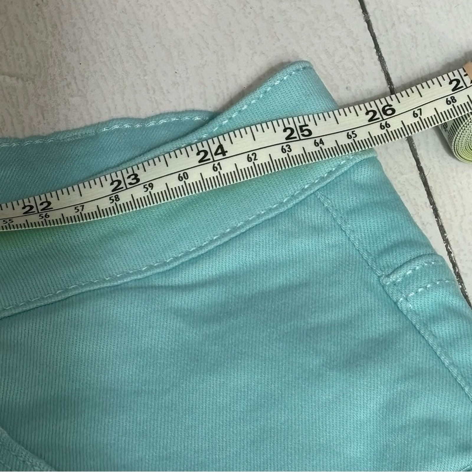 Other Woman Within Light Blue Capri Pants 34W Plus Size NIP Size 26" / US 2 / IT 38 - 4 Thumbnail