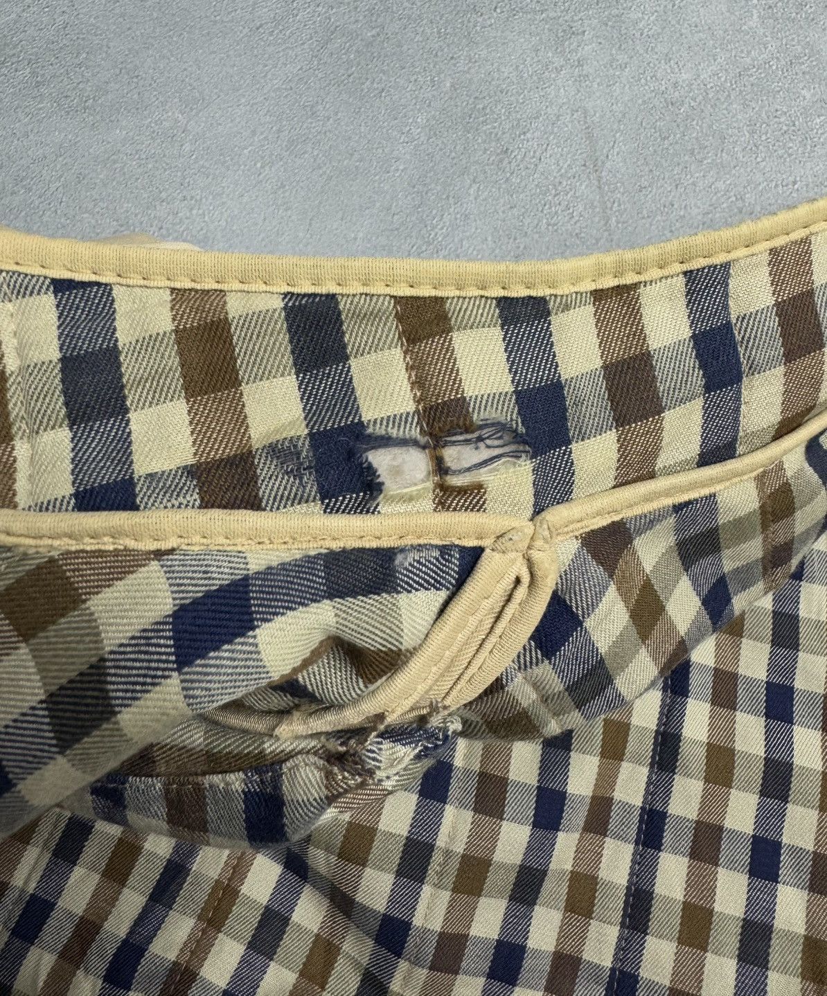 Aquascutum Aquascutum Padded Jacket Round Neck House Check Lining Size L / US 10 / IT 46 - 10 Thumbnail